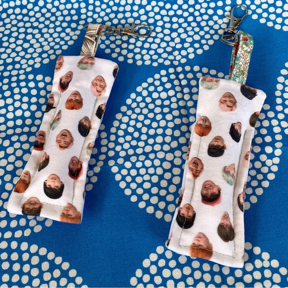 NEW Handmade BTS Lip Balm / Lipstick Holder with Keychain Clasp - Picture 6 of 6